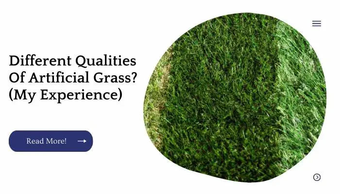 Different Qualities Of Artificial Grass? (My Experience)