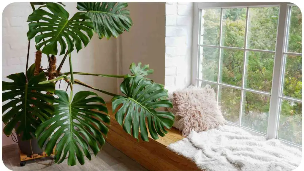Monstera Leaves with pests